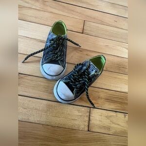 CONVERSE CHUCK TAYLOR ALL STAR OXFORD BLACK/BOLD LIME youth